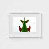 Look Up - Red and Green Fun Fair Airplane Art Print / Canvas Giclée, Living Space, Waking Dream Prints