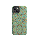 Lotus Candy - Chinese Pattern Art Iphone Case 14 / Matte Floral Patterned Phone Case Chinese Aesthetics Reimagined, Jade-hued Reverie,