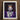 Framed Portrait Person Vibrant Orange Hair Adorned Ornate Club Kid Vampire, Surreal Gothic Glory, Art Print