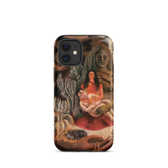 The Love Embrace of the Universe - Frida Kahlo Phone Case, Iphone 12 Mini / Matte, Mobile Cases, Toby Leon