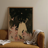 Lucius – Kunstdruck eines niedlichen Teufelskindes / Leinwand, Poster, Drucke & visuelle Kunstwerke, Toby Leon