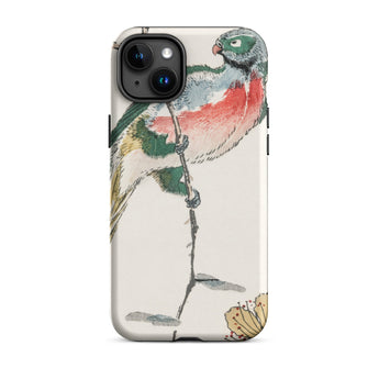 Ara - Numata Kashu Meiji-Vogelkunst iPhone-Hülle, 15 Plus / Matt, Handyhüllen, Toby Leon