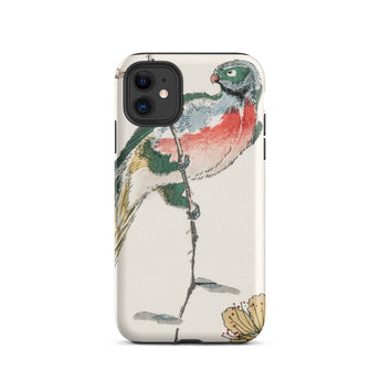 Macaw - Numata Kashu Meiji Bird Art Phone Case Iphone 11 / Matte Phone Case Bird Illustration Numata Kashu, Japanese Meiji Bird, Vibrant