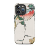 Macaw - Numata Kashu Meiji Bird Art Phone Case Iphone 16 Pro Max / Matte Bird-themed Phone Case Numata Kashu, Japanese Meiji Bird, Vibrant