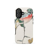 Macaw - Numata Kashu Meiji Bird Art Phone Case Iphone 17 / Matte White Phone Case Colorful Parrot Design Durable Plastic Numata Kashu,