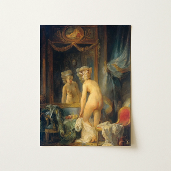 Toilette mattutina di Madame - stampa d’arte di Jean Frederic Schall / Canvas, 12x16’’ / 31x41cm / Senza cornice / senza bordo, Poster Stampe & Visual