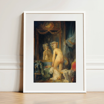 Madame’s Morning Toilette - Jean Frederic Schall Art Print / Canvas, 12x16’’ / 31x41cm / White Frame / Matboard, Posters Prints & Visual