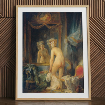 Madame’s Morning Toilette - Jean Frederic Schall Art Print / Canvas, 24x32’’ / 61x81cm / Natural Frame / Matboard, Posters Prints & Visual