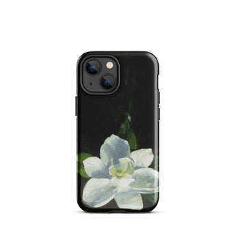Magnolia - Charles Walter Stetson Phone Case Iphone 13 Mini / Gloss Black Phone Case Delicate White Flower Green Leaves Stetson’s Magnolia,