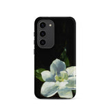 Magnolia - Charles Walter Stetson Phone Case Samsung Galaxy S23 / Matte Black Phone Case Painted White Magnolia Flower Green Stetson’s