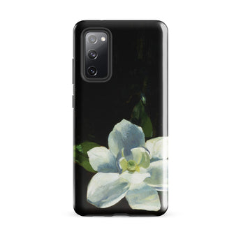 Magnolia - Charles Walter Stetson Phone Case Samsung Galaxy S20 Fe / Gloss Black Phone Case Painted White Magnolia Flower Green Stetson’s