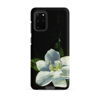 Magnolia - Charles Walter Stetson Phone Case Samsung Galaxy S20 Plus / Matte Black Phone Case Painted White Magnolia Flower Green Stetson’s