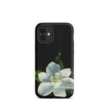 Magnolia - Charles Walter Stetson Phone Case Iphone 12 Mini / Matte Black Phone Case Painted White Magnolia Flower Green Stetson’s