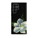Magnolia - Charles Walter Stetson Phone Case Samsung Galaxy S22 Ultra / Matte Black Phone Case Painted White Magnolia Flower Green