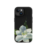 Magnolia - Charles Walter Stetson Phone Case Iphone 15 / Matte Black Phone Case Painted White Flower Green Leaves Stetson’s Magnolia,