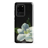 Magnolia - Charles Walter Stetson Phone Case Samsung Galaxy S20 Ultra / Gloss Sleek Black Phone Case Delicate Painted White Magnolia