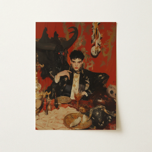 Magnus - Gay Vampire Prince Art Print / Canvas, 12x16’’ / 31x41cm / Unframed / no Border, Posters Prints & Visual Artwork, Toby Leon