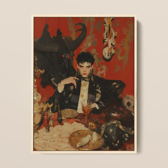 Magnus - Stampa d’arte del Principe Vampiro Gay / Tela, Poster, Stampe e Opere d’Arte Visiva, Toby Leon