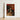 White-framed Art Print Stylized Portrait Man Ornate Black Gay Vampire Prince, Vampiric Embodiment, Queer Aristocracy
