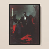 Maharet - Gay Black Vampire Art Print / Canvas, 12x16’’ / 31x41cm / Lijst, posters, prints & visuele kunstwerken, Toby Leon