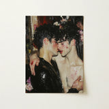 Makeup - Neo-baroque Gay Male Couple Art Print / Canvas Rectangular Dramatic Painterly Depiction Two Men, Prints