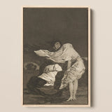 Mala Noche - stampa d'arte di Francisco De Goya / Canvas, 12x17’’ / A3 / Cornice naturale, poster, stampe e opere d'arte visiva, Toby Leon