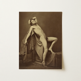 Male Figure in Repose - Gaudenzio Marconi Fine Art Print / Canvas, 12x16’’ / 31x41cm / Unframed / no Border, Posters Prints & Visual