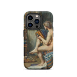 Male Nude with Accordion - Julien Renevier Iphone Case 14 Pro / Matte Artistic Phone Case Julien Renevier, Renevier Iphone Case,