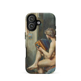 Male Nude with Accordion - Julien Renevier Iphone Case 17 / Matte Iphone 12 Case Classical Painting Design Julien Renevier, Renevier Case,