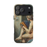 Male Nude with Accordion - Julien Renevier Iphone Case 17 Pro Max / Matte Iphone 12 Pro Max Case Classical Painting Design Julien Renevier,