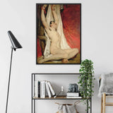 Male Nude Arms Upstretched - William Etty Art Print / Canvas, William Etty Gay, Gay Art Print, Powerful Tableau