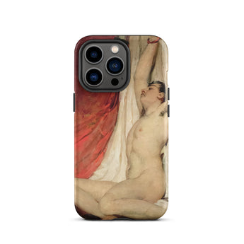 Male Nude Arms Upstretched - William Etty Phone Case Iphone 13 Pro / Matte Artistic Phone Case Fine Art, Iphone