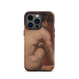 Mannelijk naakt van achteren - William Etty iPhone-hoesje, 13 Pro / Mat, Telefoonhoesjes, Toby Leon