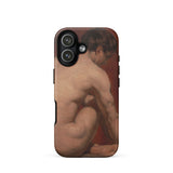 Mannelijk naakt van achteren - William Etty iPhone-hoesje, 17 / Mat, Telefoonhoesjes, Toby Leon