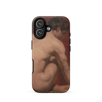 Mannelijk naakt van achteren - William Etty iPhone-hoesje, 17 / Mat, Telefoonhoesjes, Toby Leon