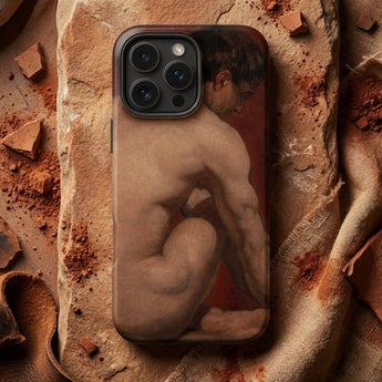 Mannelijk naakt van achteren - William Etty iPhone-hoesje, Telefoonhoesjes, Toby Leon