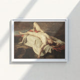 Framed Reproduction Classical Painting Nude Figure Draped Fabric William Etty Fine, Art, Print