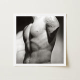 Male Nude Marble Torso Art Print / Canvas, Roman Fragment, Black-and-white Photography Collapses, Hadrianic Sculptor’s Studio, Prints
