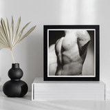 Male Nude Marble Torso Art Print / Canvas, Posters Prints & Visual Artwork, Toby Leon