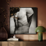 Male Nude Marble Torso Art Print / Canvas, Posters Prints & Visual Artwork, Toby Leon