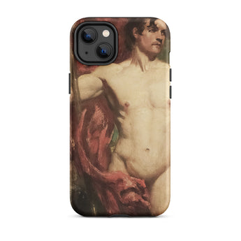 Male Nude Standard Bearer - William Etty Phone Case, Iphone 14 Plus / Matte, Mobile Cases, Toby Leon