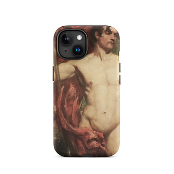 Male Nude Standard Bearer - William Etty Phone Case, Iphone 15 / Matte, Mobile Cases, Toby Leon