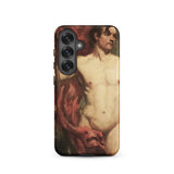 Male Nude Standard Bearer - William Etty Phone Case Samsung Galaxy S25 / Matte Phone Case Classical Painting Nude Male Figure Draped