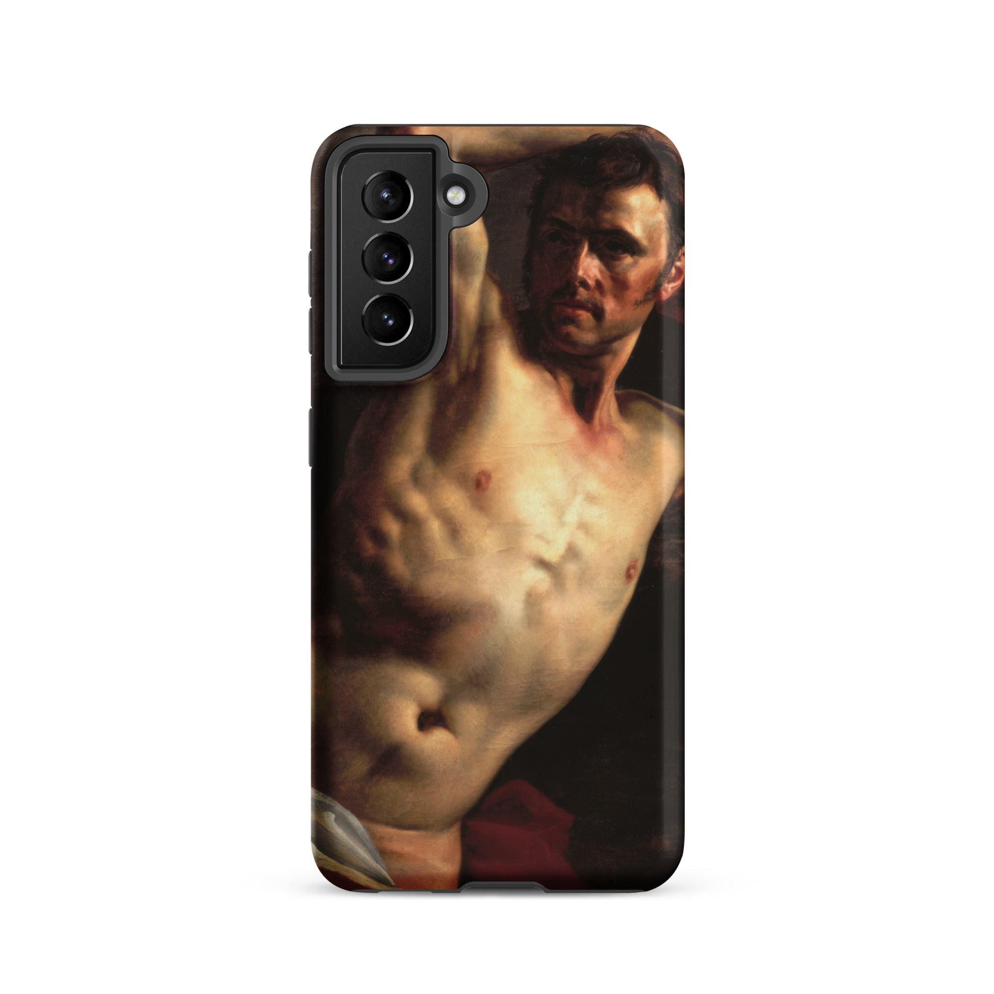 Male Nude Theodore Gericault Samsung Case, Galaxy S21 / Matte, Phone Case Shirtless Man Classical Painting Style