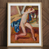 Männlicher Akt – Wojciech Weiss Fine Art Print / Leinwand, 24x32’’ / 61x81cm / Naturrahmen / Passepartout, Poster, Drucke & visuelle Kunstwerke, Toby Leon