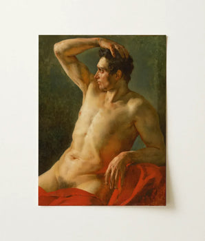 Classical Oil Painting Nude Male Figure Defined Musculature Théodore Géricault’s Torso, Theodore Gericault Homoerotic, Art