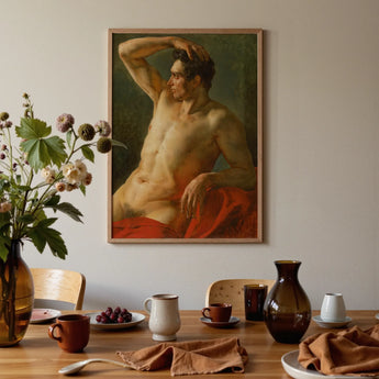 Männlicher Torso im Profil - Theodore Gericault Kunstdruck / Leinwand, Poster, Drucke & visuelle Kunstwerke, Toby Leon