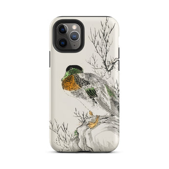 Wilde eend - Numata Kashu Meiji Duck Art iPhone-hoesje, 11 Pro / Mat, mobiele telefoonhoesjes, Toby Leon
