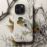 Wilde eend - Numata Kashu Meiji Duck Art iPhone-hoesje, mobiele telefoonhoesjes, Toby Leon