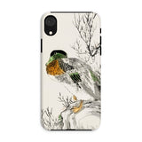 Wilde eend - Numata Kashu Meiji Duck Art iPhone-hoesje, Xr / Mat, mobiele telefoonhoesjes, Toby Leon